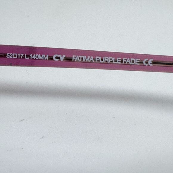 BCBGMAXAZRIA Eyeglasses Frames 52-17-140 Fatima Purple Fade Frames H17638 - Picture 6 of 7